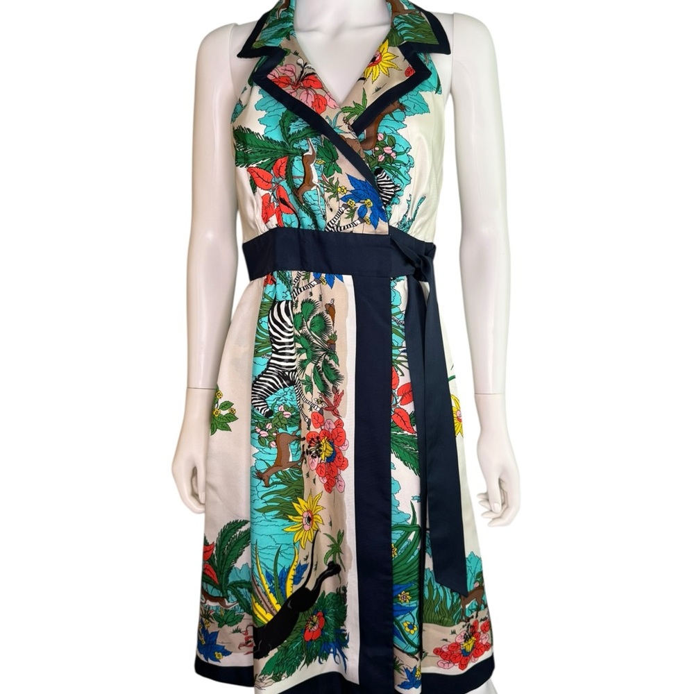 Tibi A-line Silk Sundress